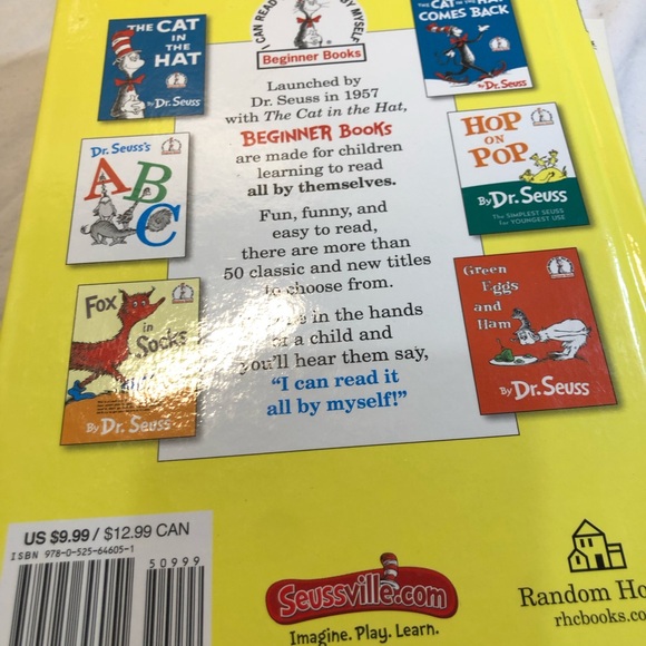 Lot of 6 Hard Cover Dr.Seuss Books Vintage - Picture 7 of 15
